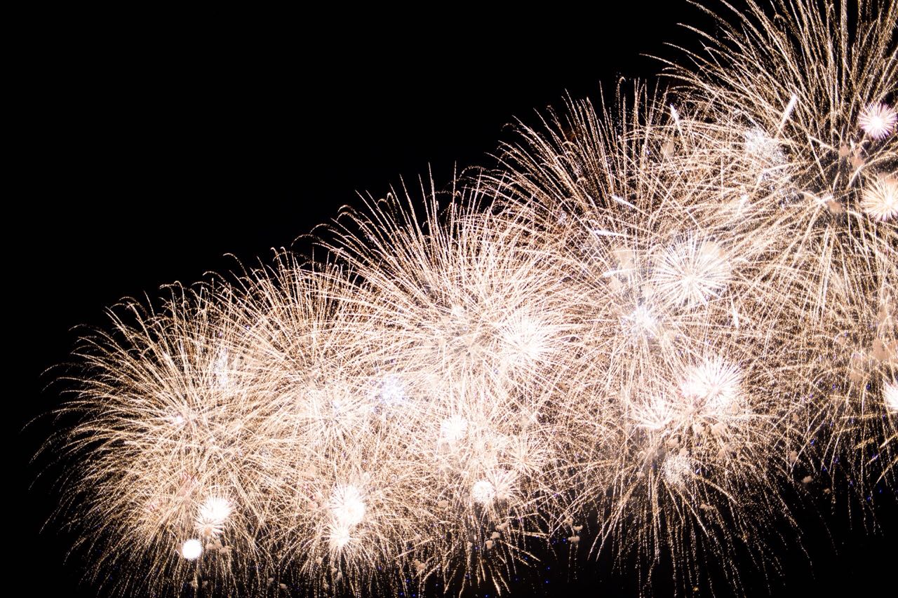 пиротехнические эффекты Фестивале фейерверков в Москве 2018 