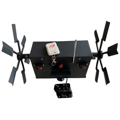 двойная вертушка "мельница" для холодных сценических фонтанов