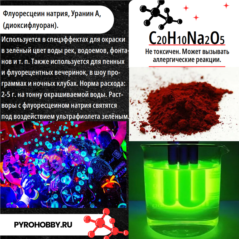 Флуоресцеин натрия (Уранин А)