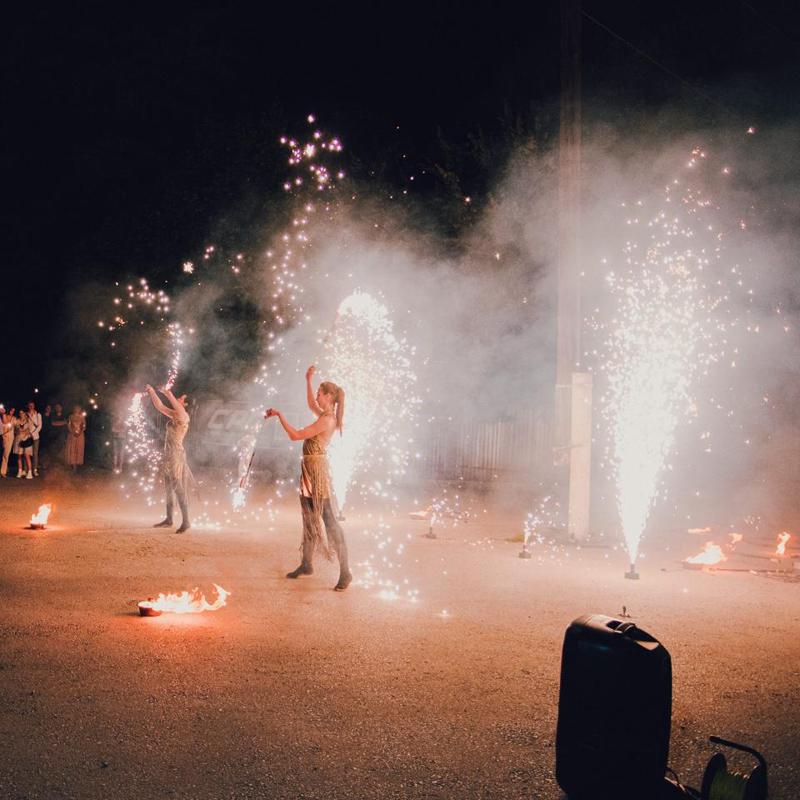 Холодные сценические фонтаны ПироПрофи™ Серебро