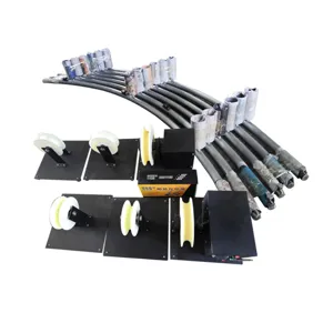 Вращающееся кольцо из фонтанов