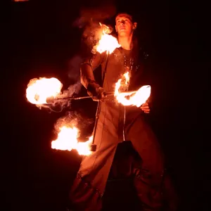 Огненный даблстафф роллы