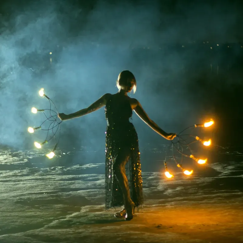 Контурные свечи для вееров