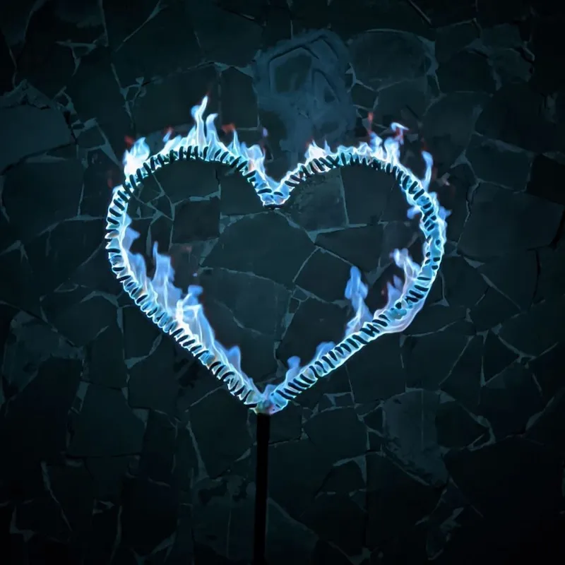 Сердце огненное под цветанол