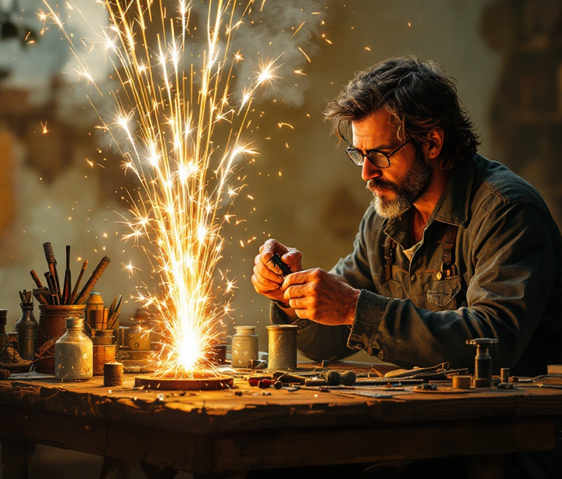 Разработка пиротехнических составов