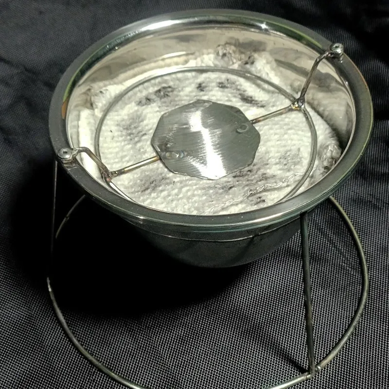 Чаша огненная антипроливная с подставкой