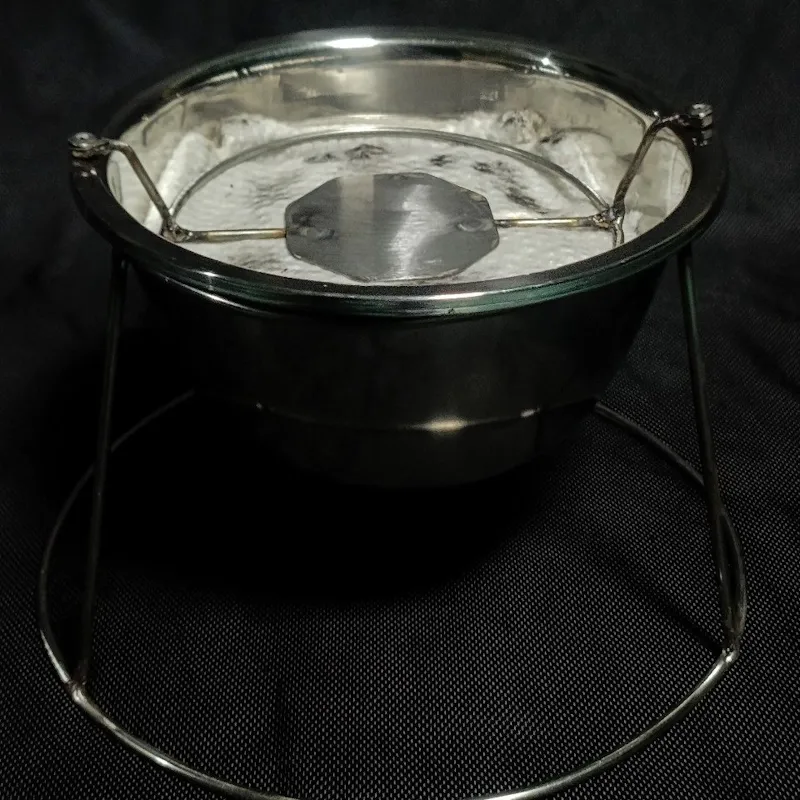 Чаша огненная антипроливная с подставкой